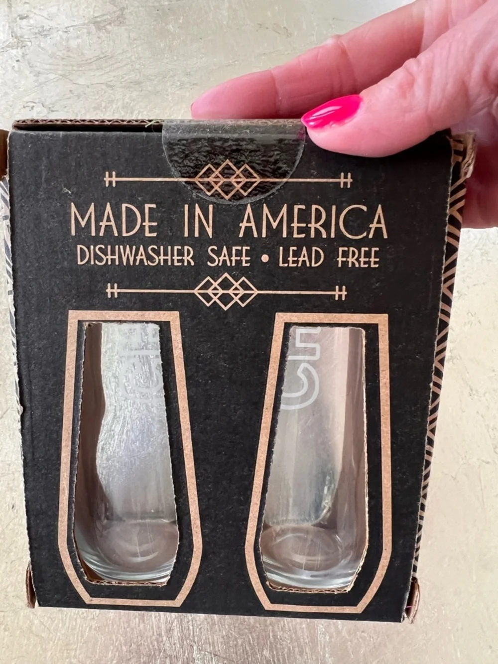 Chicago Champagne Flutes - Clear Glass Set